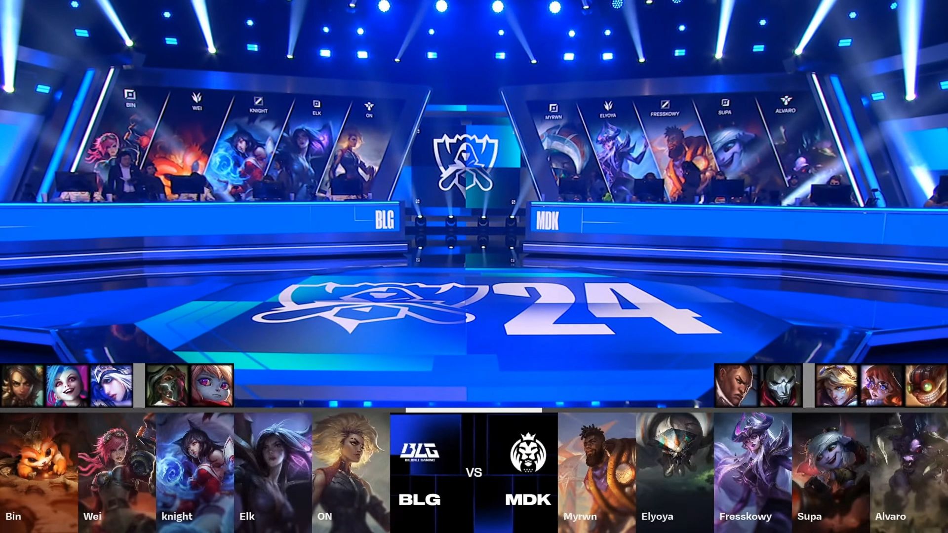 换人效果立竿见影！Bin 15分钟经济回到上单第一 knight中单第二